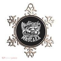 Motorcycles And Mascara Funny Gift Cute Makeup Motor Lover Funny Gift Ornament thumb 0