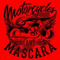 Motorcycles And Mascara Funny Gift Cute Makeup Motor Lover Funny Gift Santa Hat thumb 1