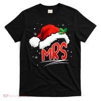 Mr. And Mrs. Christmas Santa Claus Matching His Hers T-Shirt thumb 0