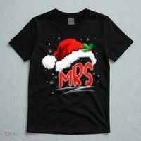 Mr. And Mrs. Christmas Santa Claus Matching His Hers T-Shirt thumb 5