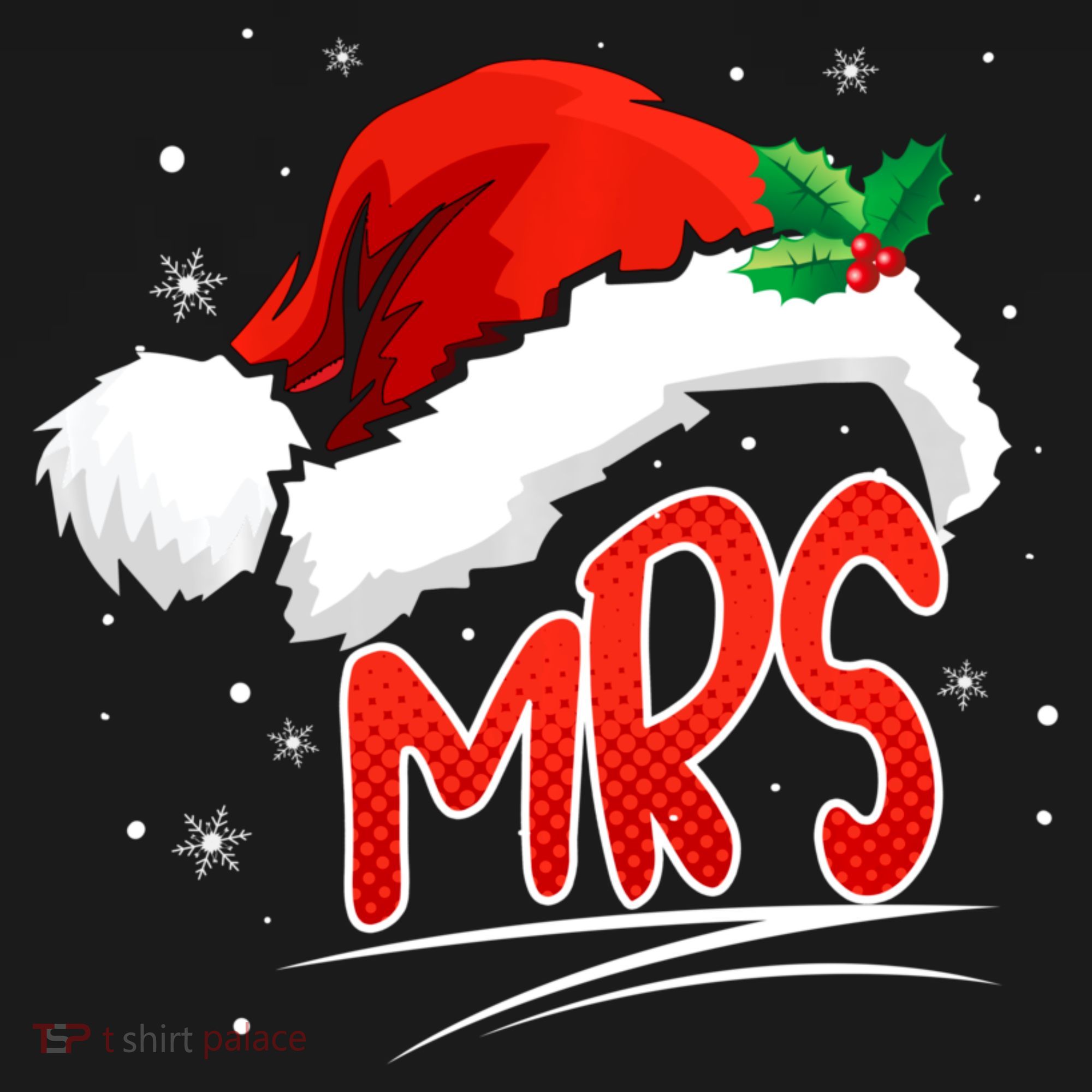 Mr. And Mrs. Christmas Santa Claus Matching His Hers Mousepad