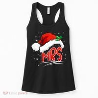 Mr. And Mrs. Christmas Santa Claus Matching His Hers Women's Tank Top thumb 0