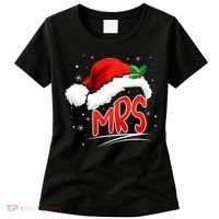 Mr. And Mrs. Christmas Santa Claus Matching His Hers Women's T-Shirt thumb 0
