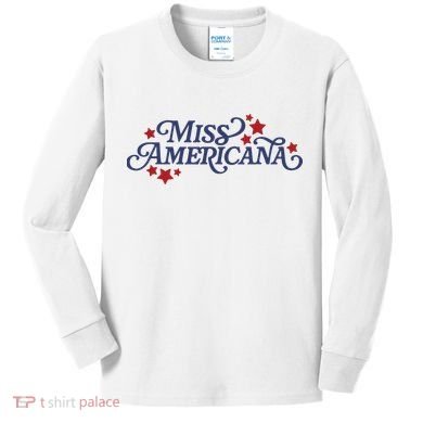 Miss Americana Kids Long Sleeve Shirt