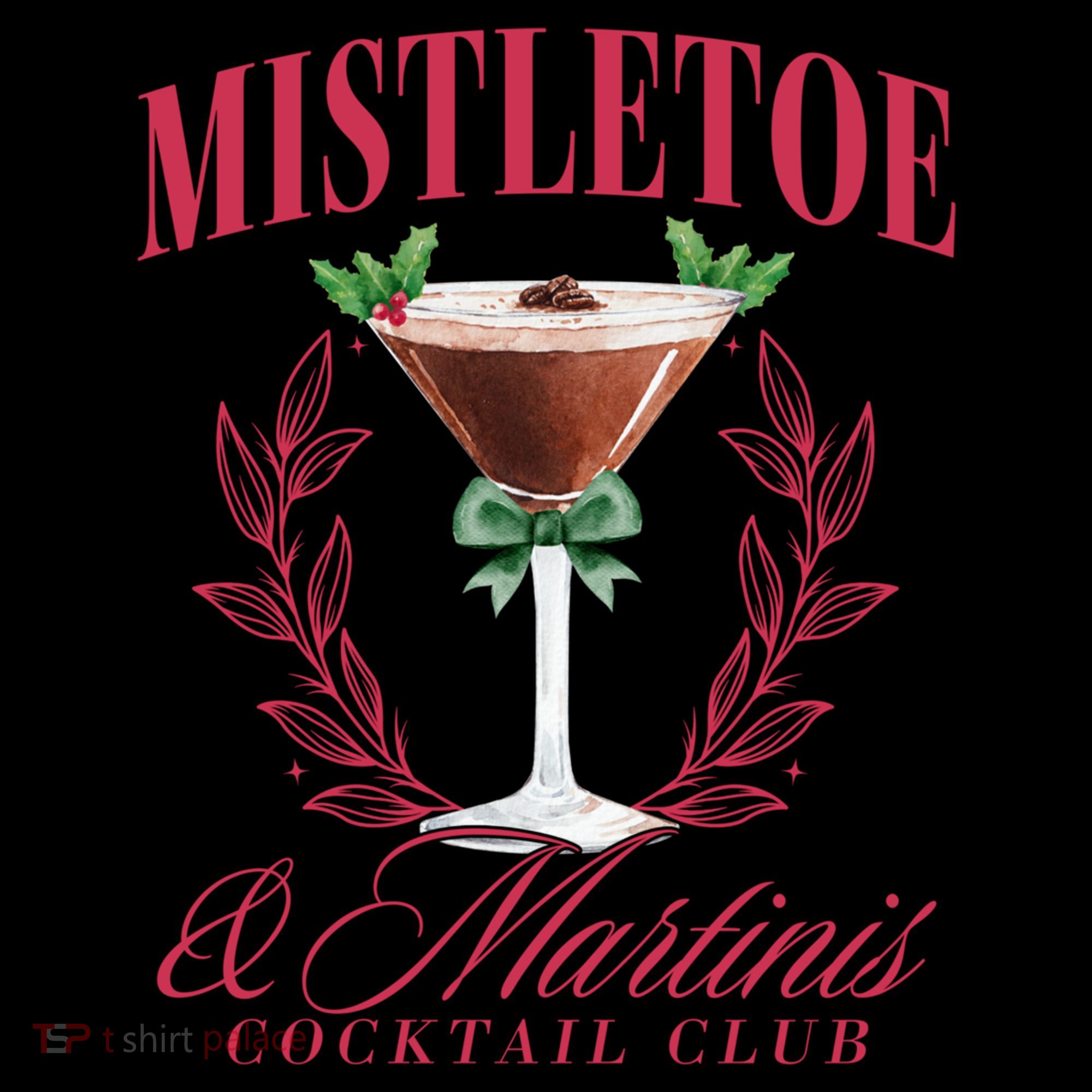 Mistletoe And Martinis Cute Christmas Espresso Martini Meaningful Gift Coffee Mug