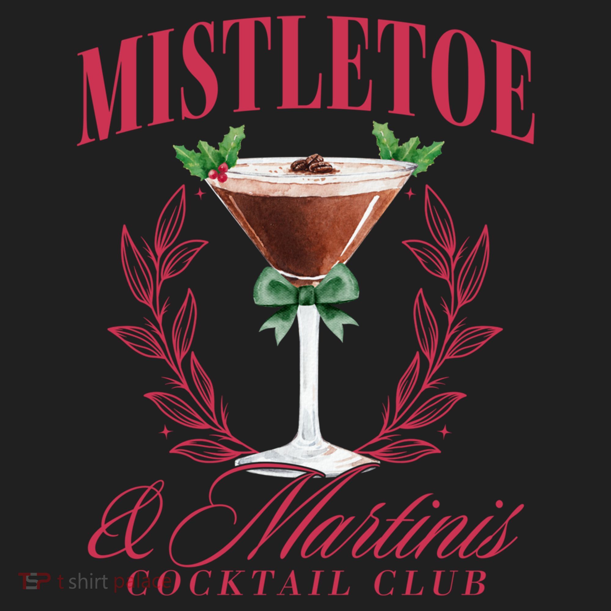 Mistletoe And Martinis Cute Christmas Espresso Martini Meaningful Gift Beanie