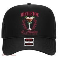 Mistletoe And Martinis Cute Christmas Espresso Martini Meaningful Gift Hat thumb 0