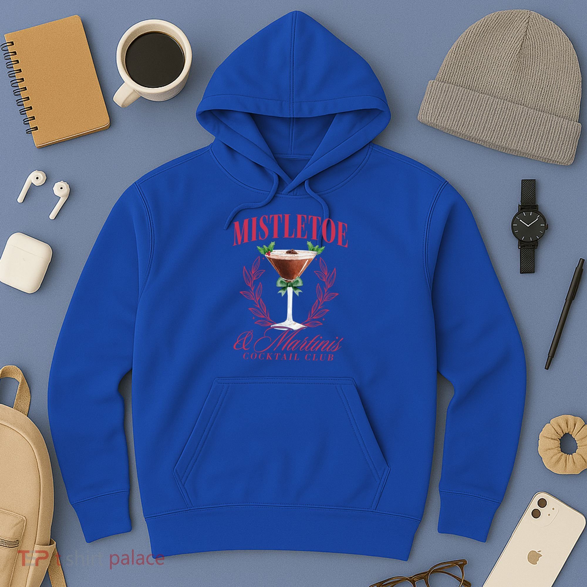 Mistletoe And Martinis Cute Christmas Espresso Martini Meaningful Gift Hoodie