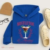 Mistletoe And Martinis Cute Christmas Espresso Martini Meaningful Gift Hoodie thumb 4