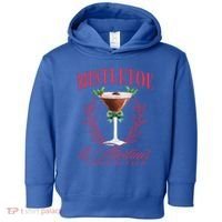 Mistletoe And Martinis Cute Christmas Espresso Martini Meaningful Gift Toddler Hoodie thumb 0