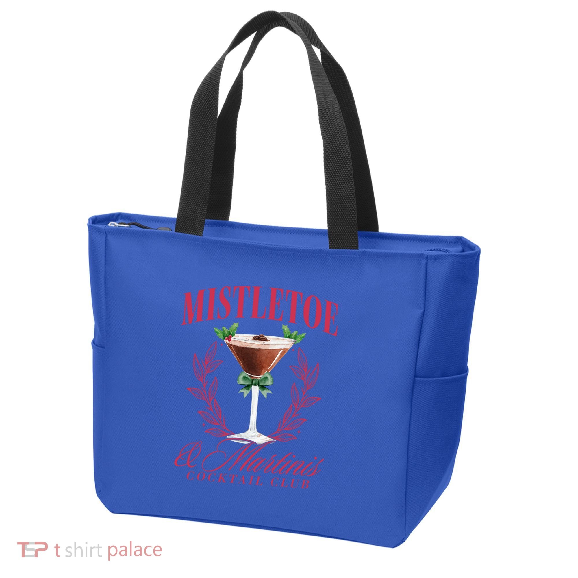 Mistletoe And Martinis Cute Christmas Espresso Martini Meaningful Gift Tote Bag