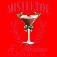 Mistletoe And Martinis Cute Christmas Espresso Martini Meaningful Gift Santa Hat thumb 1