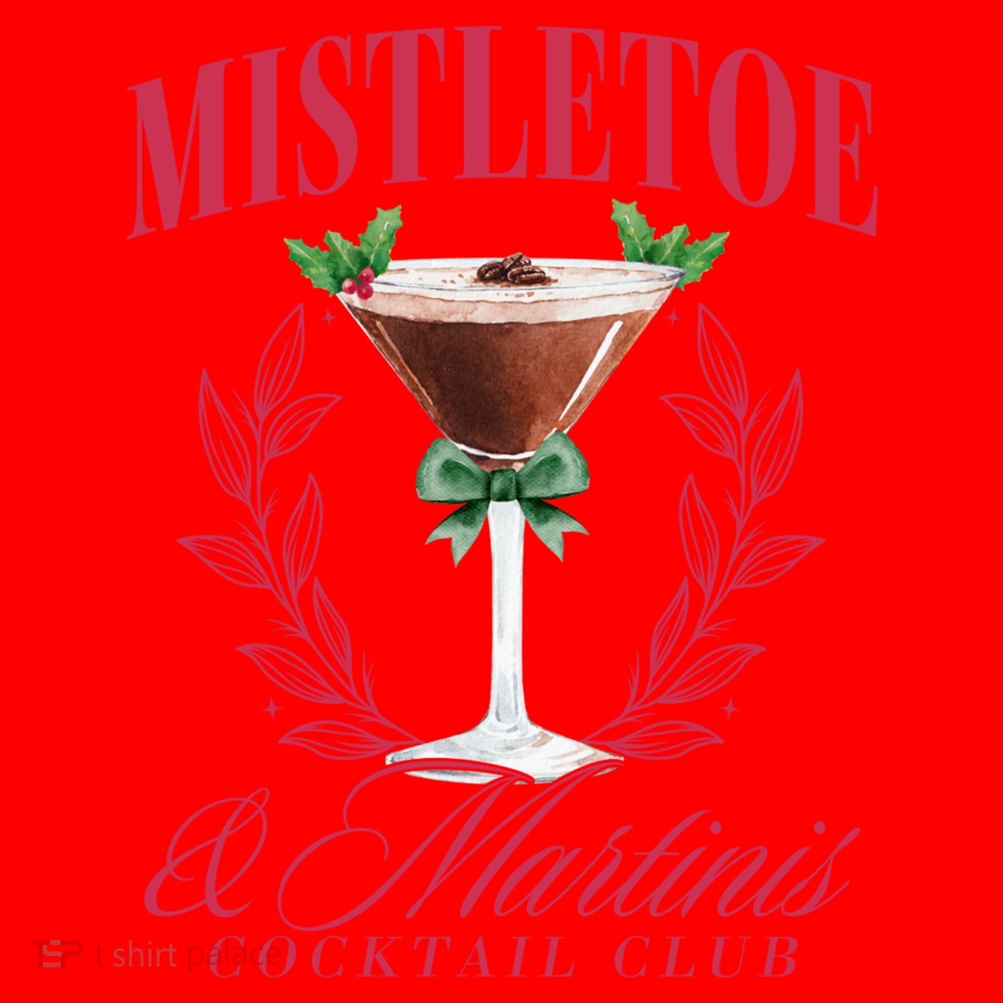 Mistletoe And Martinis Cute Christmas Espresso Martini Meaningful Gift Santa Hat