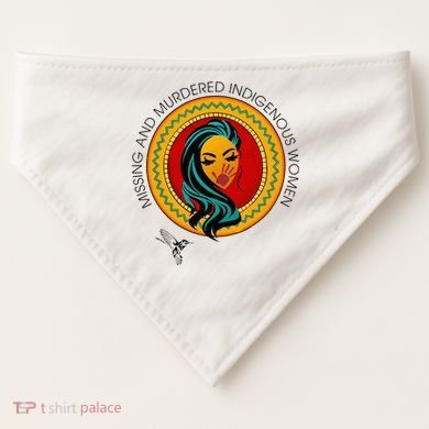 Missing And Murdered Indigenous Native American USA-Made Doggie Bandana