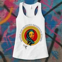 Missing And Murdered Indigenous Native American Women's Tank Top thumb 3