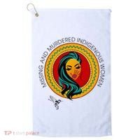 Missing And Murdered Indigenous Native American Golf Towel thumb 0