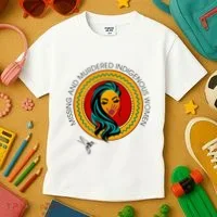 Missing And Murdered Indigenous Native American Kids T-Shirt thumb 3
