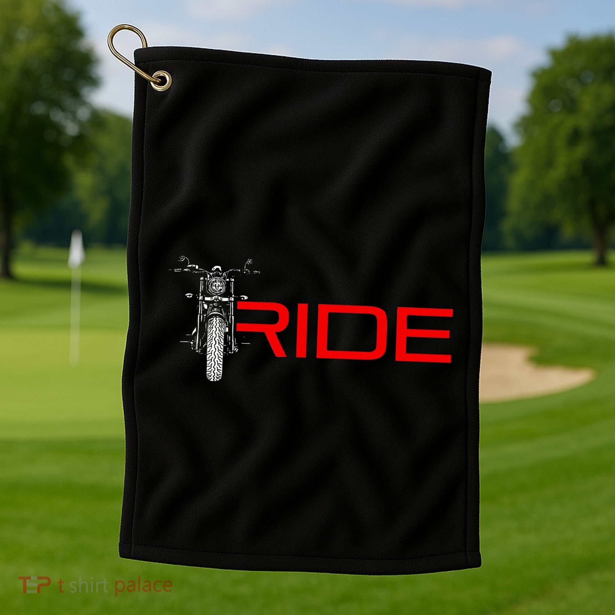 Motorcycle Apparel Motorcycle Golf Towel