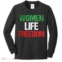 Mahsa Amini , MAHSAAMINI , Iran Women Life Freedom Kids Long Sleeve Shirt thumb 0