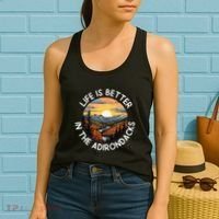 Moose Adirondack Mountains Life Is Better In The Adirondacks Women's Tank Top thumb 2