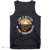 Moose Adirondack Mountains Life Is Better In The Adirondacks Tank Top thumb 0
