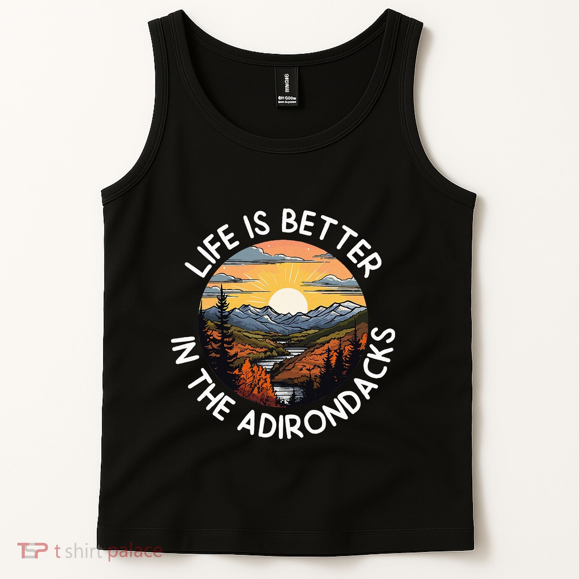Moose Adirondack Mountains Life Is Better In The Adirondacks Tank Top