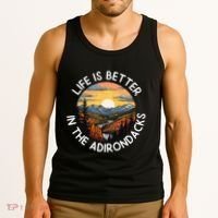 Moose Adirondack Mountains Life Is Better In The Adirondacks Tank Top thumb 3