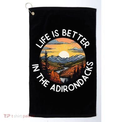 Moose Adirondack Mountains Life Is Better In The Adirondacks Golf Towel