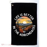 Moose Adirondack Mountains Life Is Better In The Adirondacks Golf Towel thumb 0