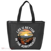 Moose Adirondack Mountains Life Is Better In The Adirondacks Tote Bag thumb 0