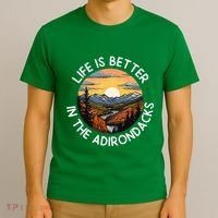 Moose Adirondack Mountains Life Is Better In The Adirondacks T-Shirt thumb 3