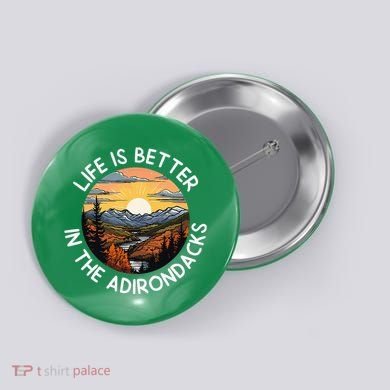 Moose Adirondack Mountains Life Is Better In The Adirondacks Button