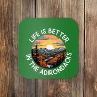 Moose Adirondack Mountains Life Is Better In The Adirondacks Coaster thumb 0