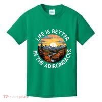 Moose Adirondack Mountains Life Is Better In The Adirondacks Kids T-Shirt thumb 0