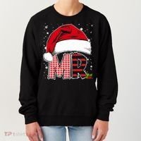Mr And Mrs Claus Couples Matching Christmas Pajamas Santa Women's Sweatshirt thumb 0