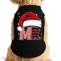 Mr And Mrs Claus Couples Matching Christmas Pajamas Santa Doggie Tank thumb 0