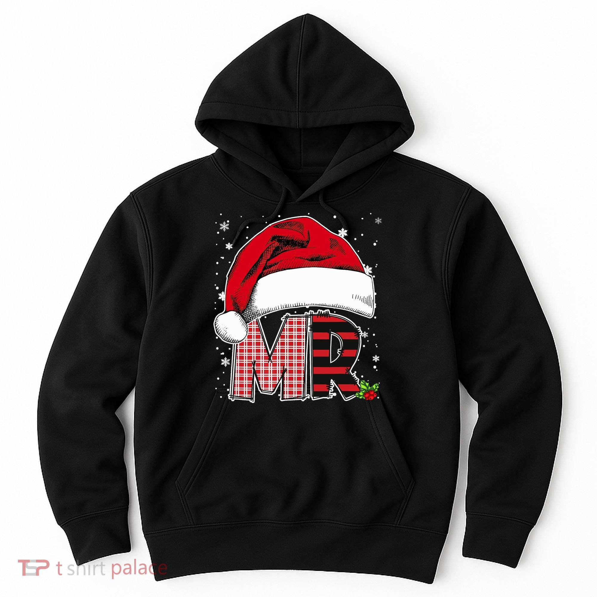Mr And Mrs Claus Couples Matching Christmas Pajamas Santa Hoodie