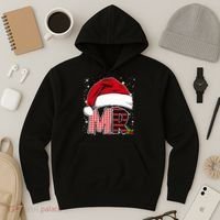 Mr And Mrs Claus Couples Matching Christmas Pajamas Santa Hoodie thumb 3