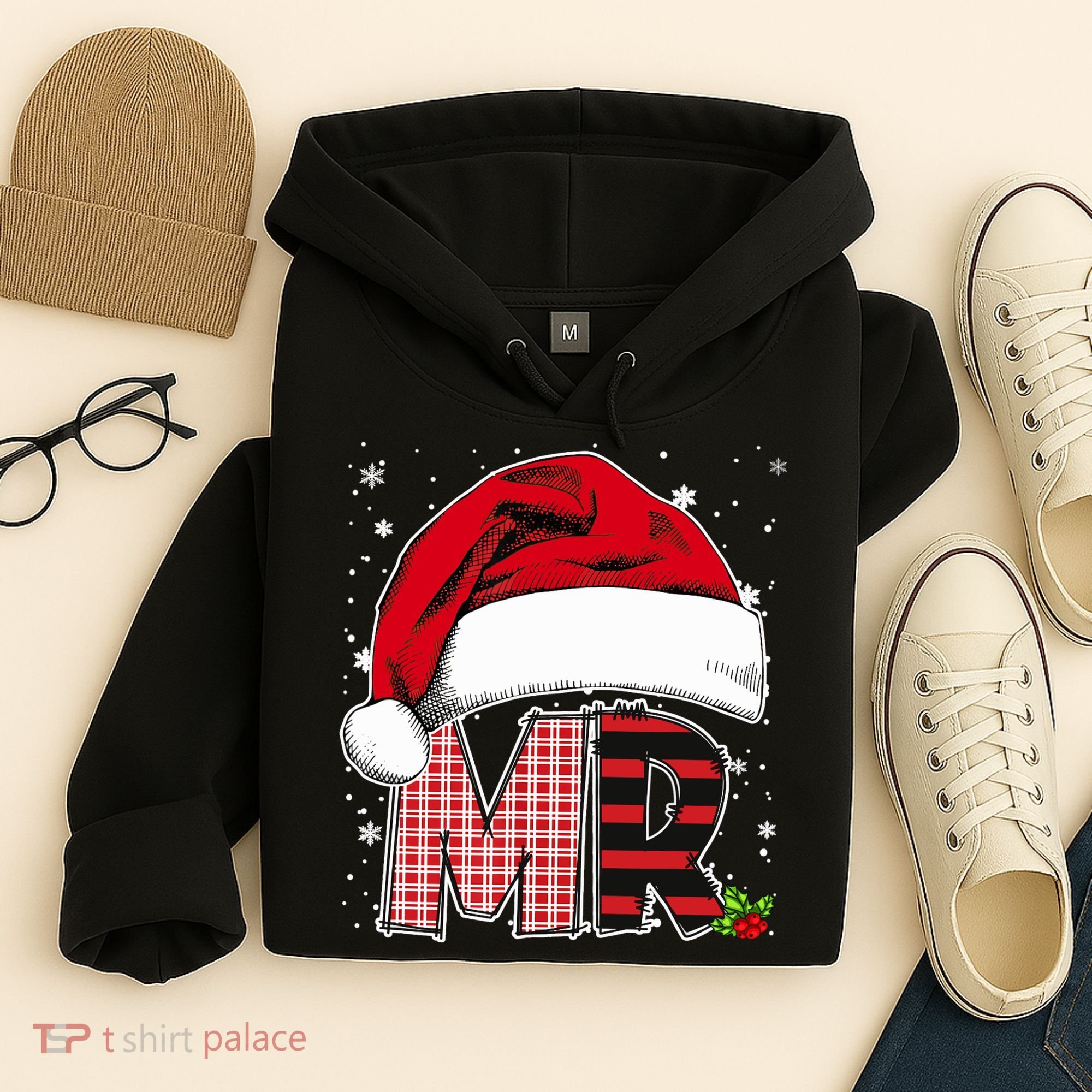 Mr And Mrs Claus Couples Matching Christmas Pajamas Santa Hoodie