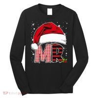 Mr And Mrs Claus Couples Matching Christmas Pajamas Santa Long Sleeve Shirt thumb 0