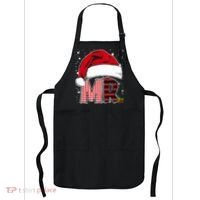 Mr And Mrs Claus Couples Matching Christmas Pajamas Santa Apron thumb 0