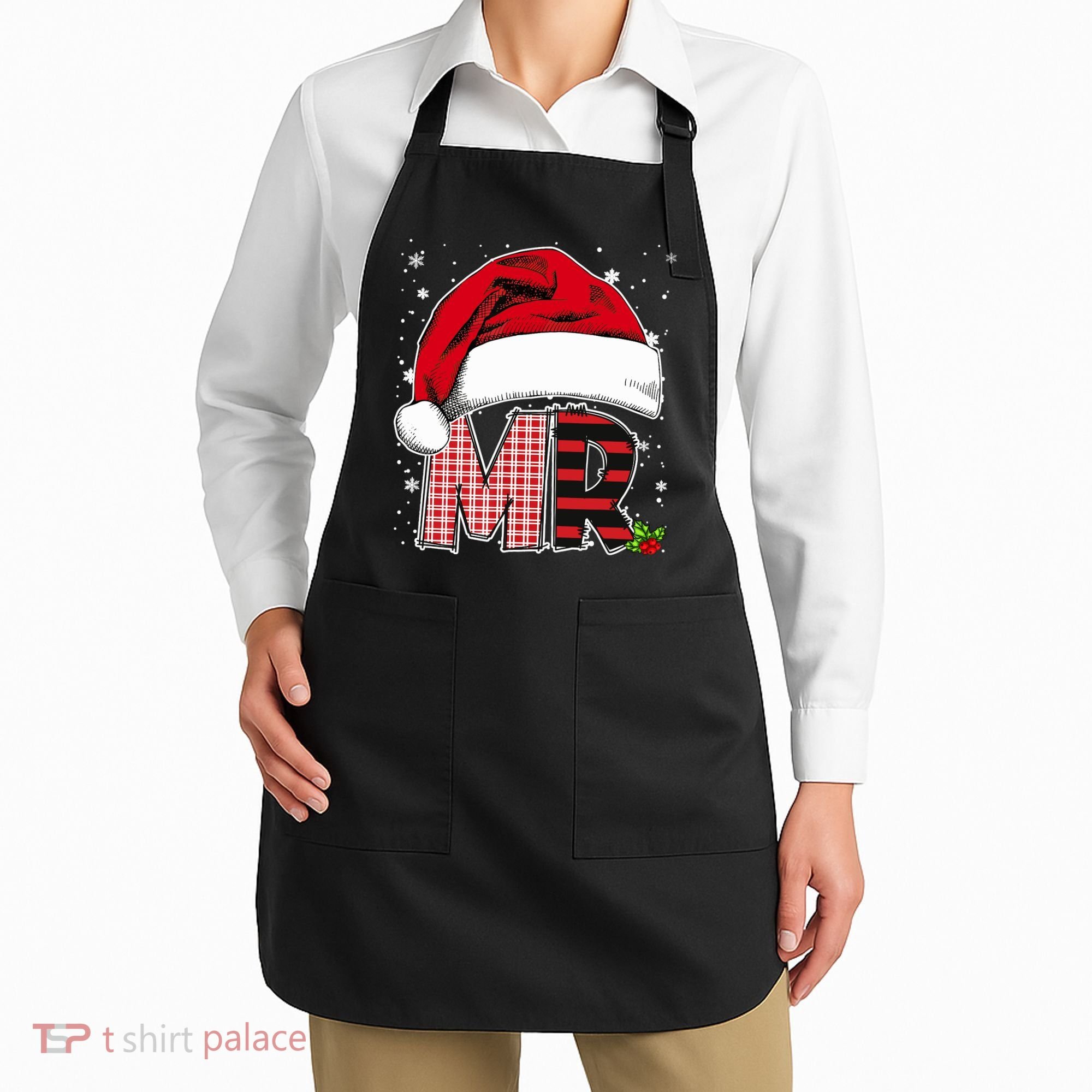 Mr And Mrs Claus Couples Matching Christmas Pajamas Santa Apron