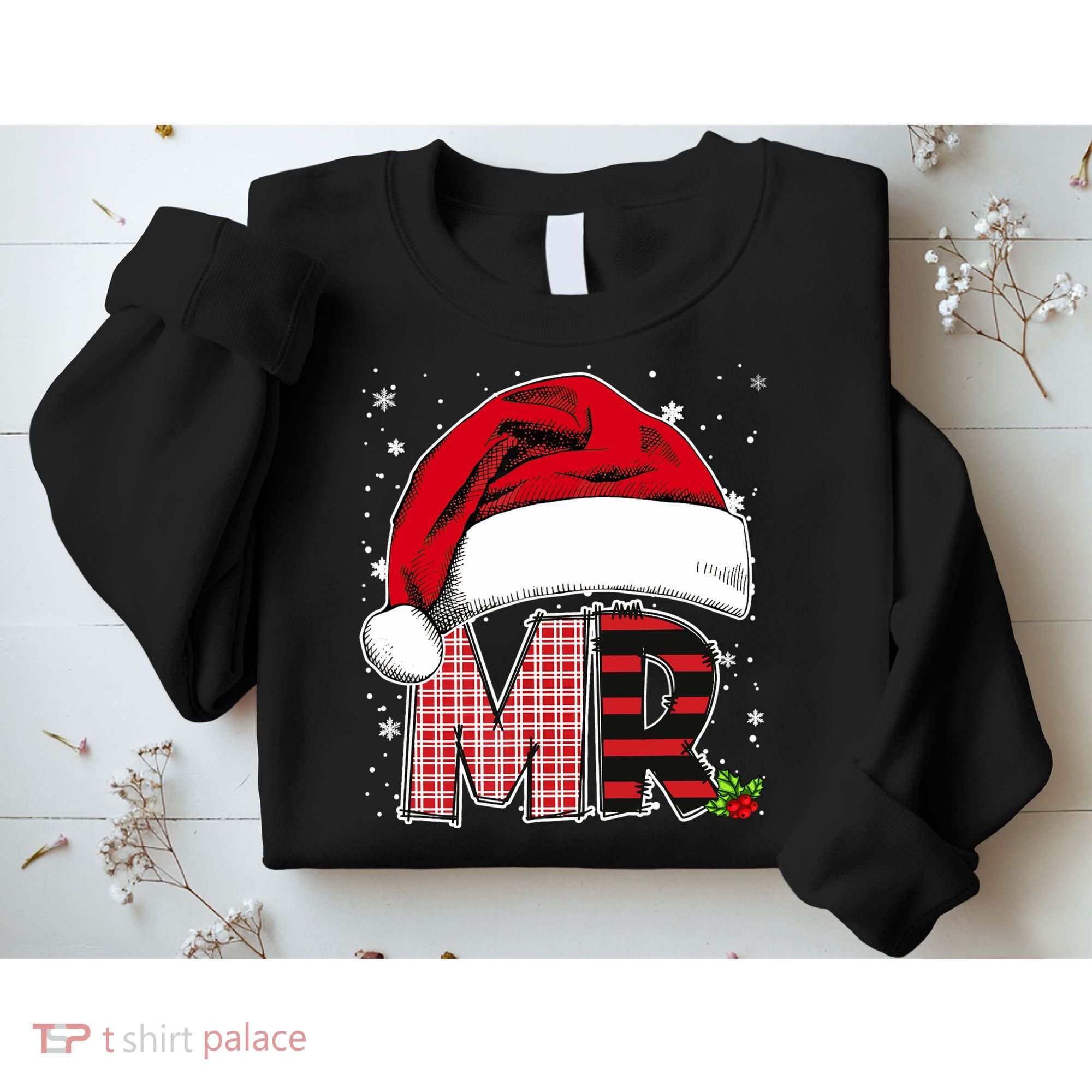 Mr And Mrs Claus Couples Matching Christmas Pajamas Santa Sweatshirt