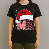 Mr And Mrs Claus Couples Matching Christmas Pajamas Santa T-Shirt thumb 4