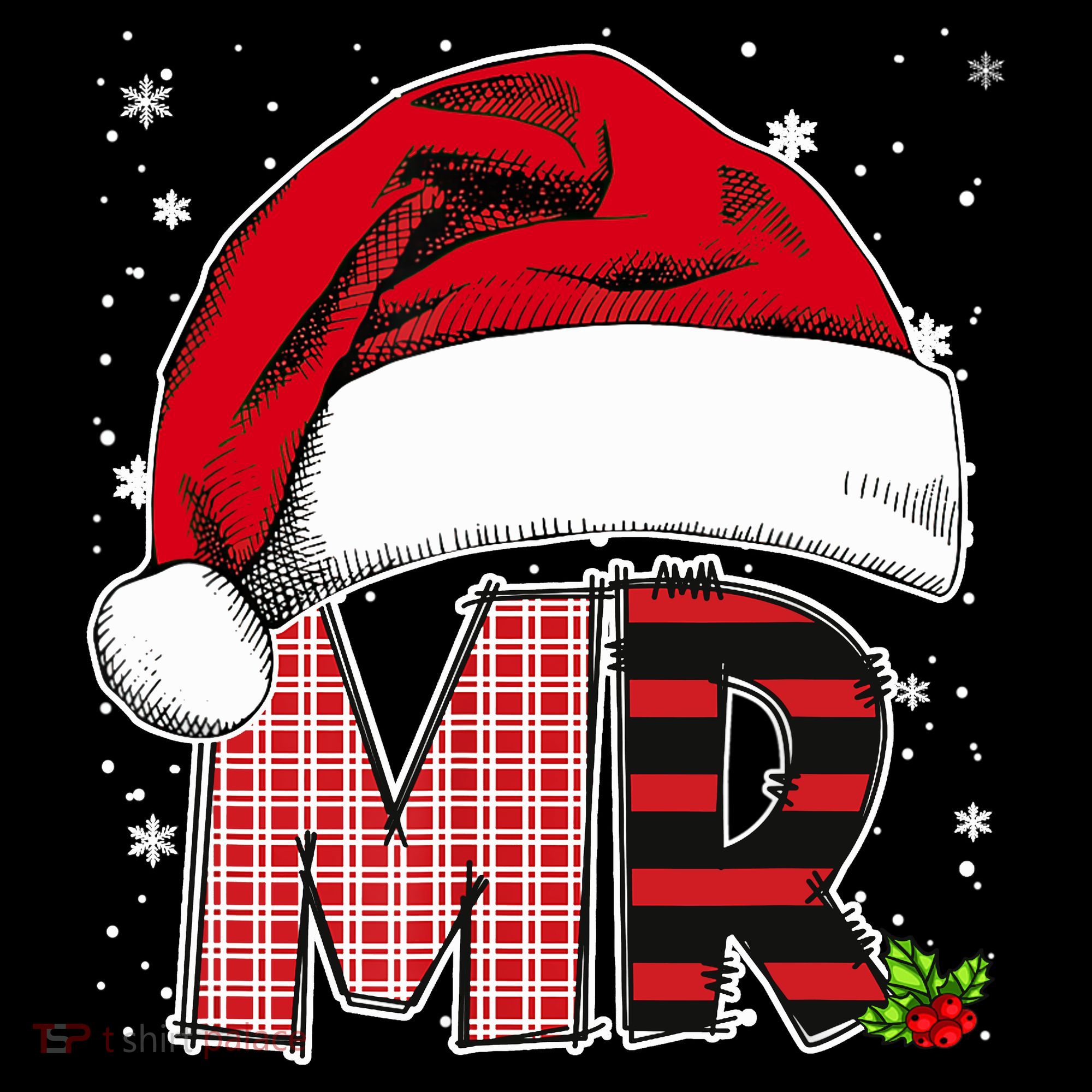Mr And Mrs Claus Couples Matching Christmas Pajamas Santa T-Shirt