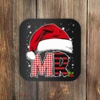 Mr And Mrs Claus Couples Matching Christmas Pajamas Santa Coaster thumb 0