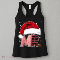 Mr And Mrs Claus Couples Matching Christmas Pajamas Santa Women's Tank Top thumb 3