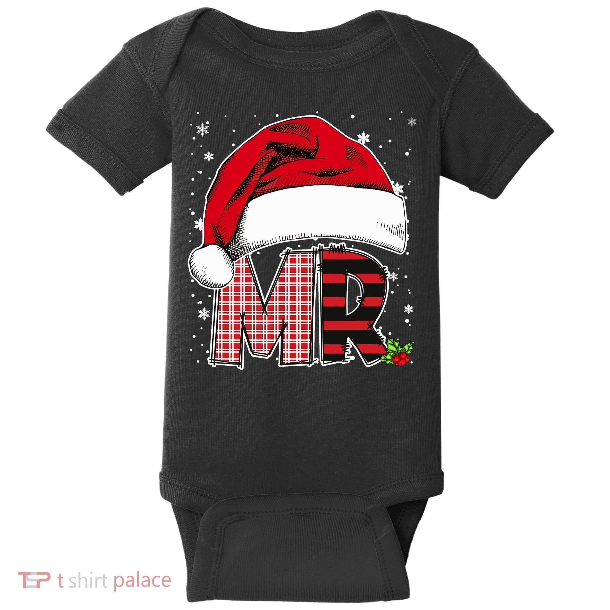 Mr And Mrs Claus Couples Matching Christmas Pajamas Santa Baby Bodysuit