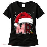 Mr And Mrs Claus Couples Matching Christmas Pajamas Santa Women's T-Shirt thumb 0