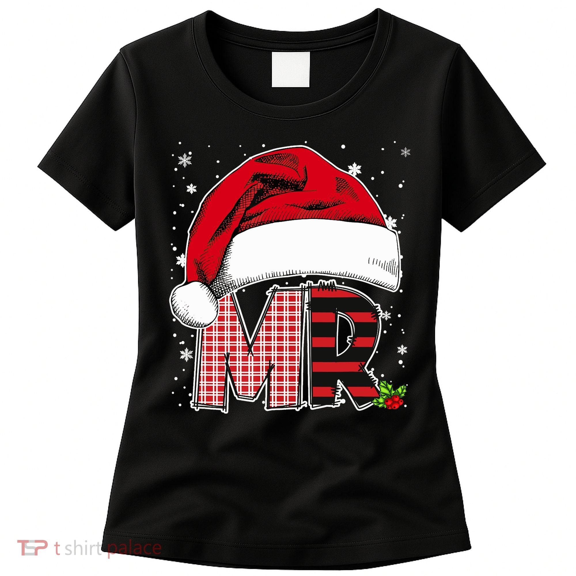 Mr And Mrs Claus Couples Matching Christmas Pajamas Santa Women's T-Shirt